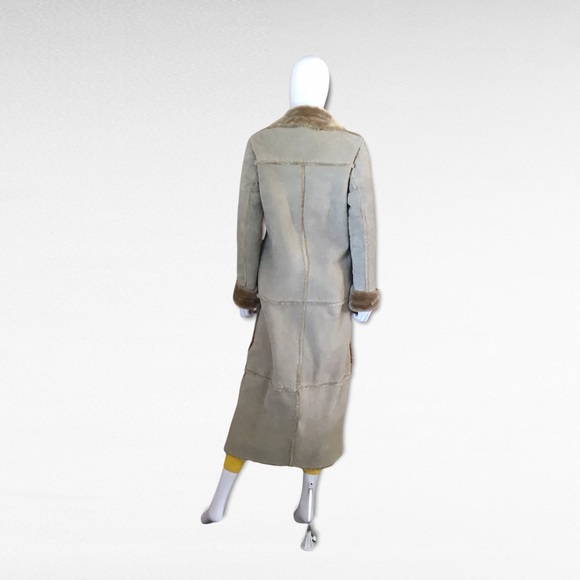 Brandon Thomas Full Length Suede Leather Coat - Picture 2 of 11